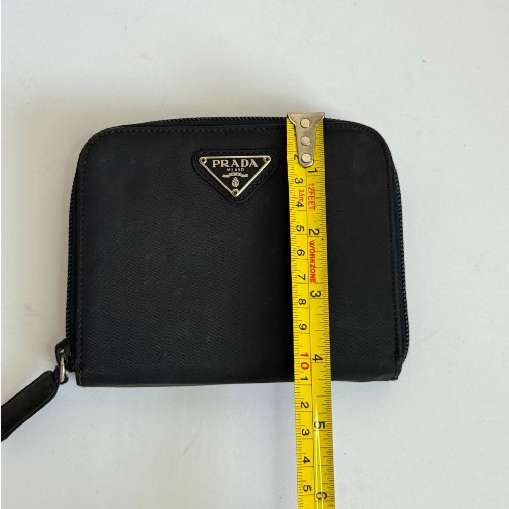 Prada Nylon Black Zip Around Wallet - Picture 7 of 12